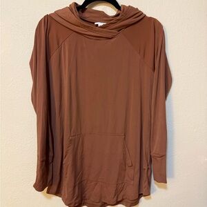 LuLaRoe Brown Hooded Sweatshirt
